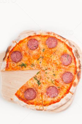 Italian original thin crust  pepperoni pizza