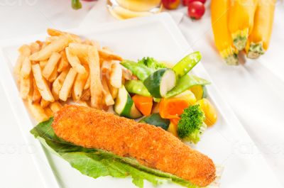 fresh chicken breast roll and vegetables fresh chicken breast roll and vegetables