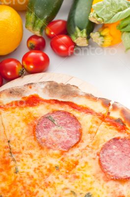 Italian original thin crust  pepperoni pizza