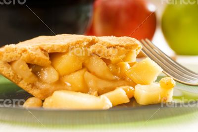 fresh homemade apple pie