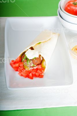 falafel wrap