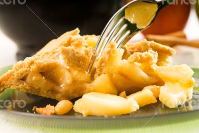 fresh homemade apple pie