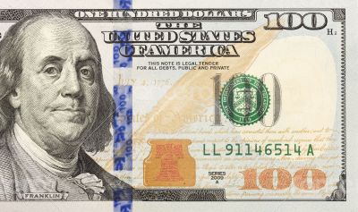 Right Half of the New One Hundred Dollar Bill Right Half of the New One Hundred Dollar Bill