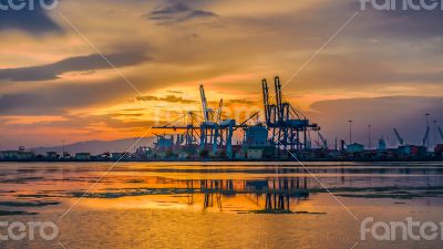 Shores near Djibouti port