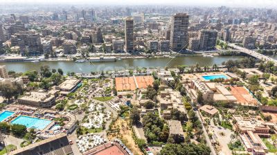 Aerial view of Cairo