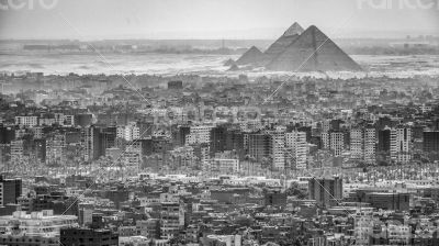 Aerial view of Cairo