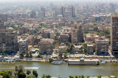 Aerial view of Cairo
