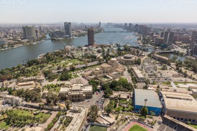 Aerial view of Cairo