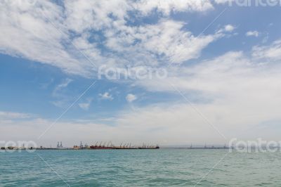 Ships on Djibouti port