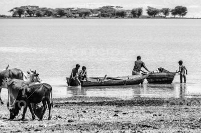 Setting out for a fishing trip