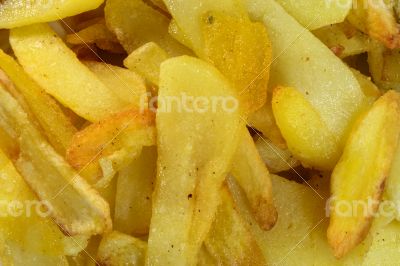 French fries close up