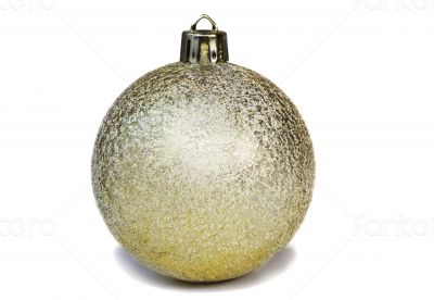 Decoration for the Christmas tree - white ball.