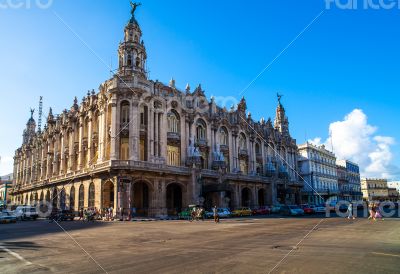 Caribbean Cuba Havana National Theater