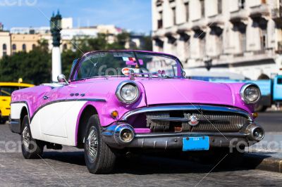 Caribbean Cuba Oldtimer historic cars in Havana