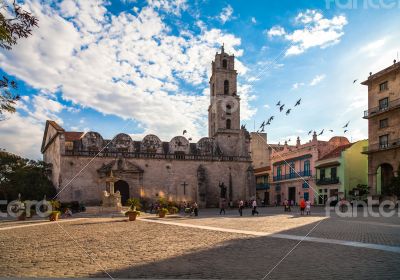 Caribbean Cuba Church in Havana