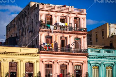 Caribbean Cuba Havana Buildings