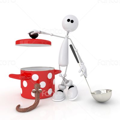 The 3D person with the Pan.