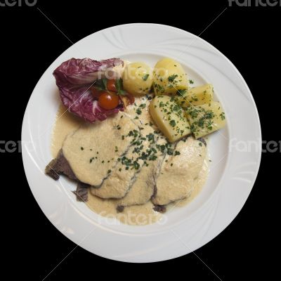 Beef tongue with vegetables Beef tongue with vegetables