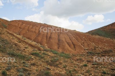 Spur of Big Bogdo mountain