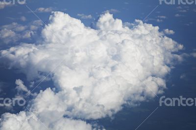 Clouds, view from airplane