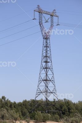 Power transmission pole