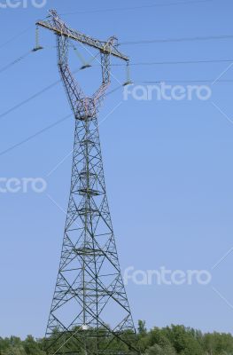 Power transmission pole