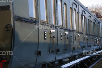 Old disused railway carriage Old disused railway carriage