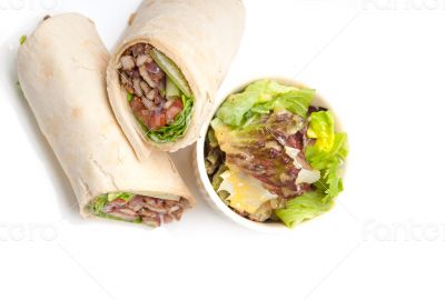 kafta shawarma chicken pita wrap roll sandwich