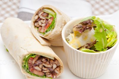 kafta shawarma chicken pita wrap roll sandwich