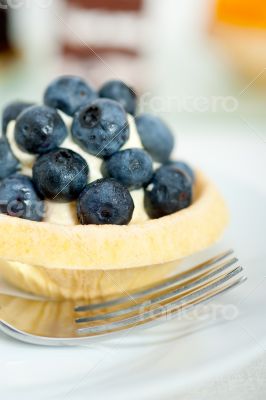 blueberry cream cupcake