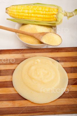 polenta corn maize flour cream