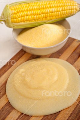 polenta corn maize flour cream