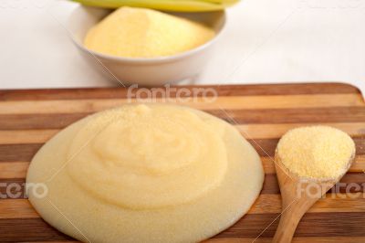 polenta corn maize flour cream