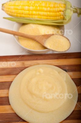 polenta corn maize flour cream