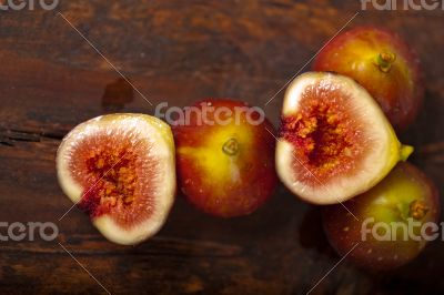 fresh figs over old wood