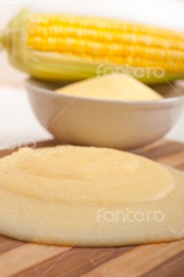 polenta corn maize flour cream