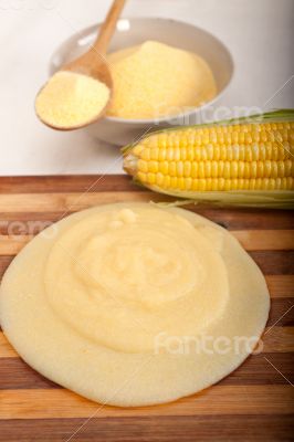 polenta corn maize flour cream