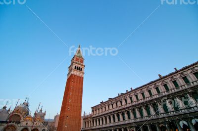 Venice Italy Saint Marco square view