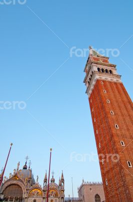 Venice Italy Saint Marco square view