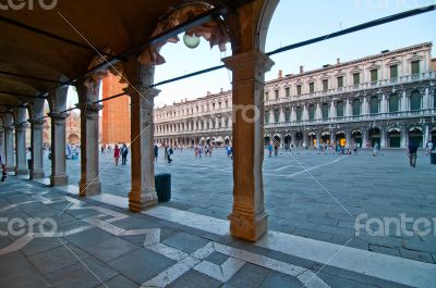 Venice Italy Saint Marco square view