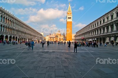 Venice Italy Saint Marco square view