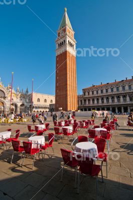 Venice Italy Saint Marco square view