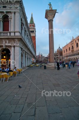 Venice Italy Saint Marco square view