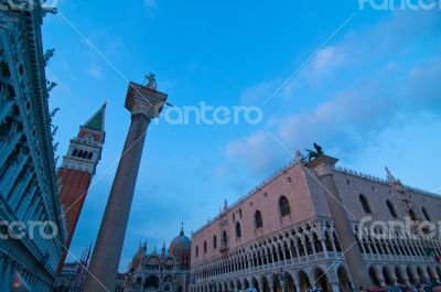 Venice Italy Saint Marco square view