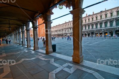 Venice Italy Saint Marco square view