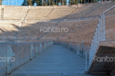 Stands of the stadium.