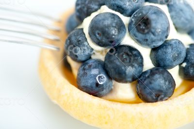 blueberry cream cupcake