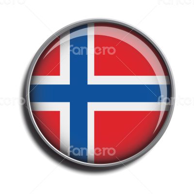 flag icon web button norway