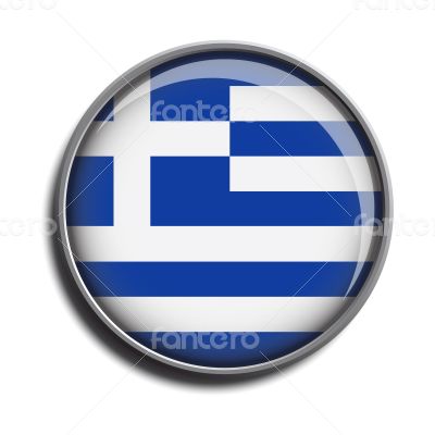flag icon web button greece