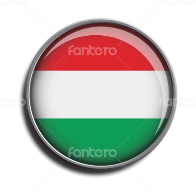 flag icon web button hungary